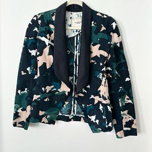Augden New York Silk/Cotton Floral Blazer 2
